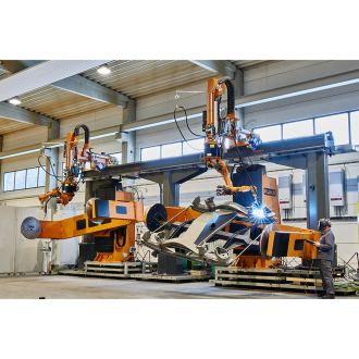 YRHH系列直线机器人焊接工作站